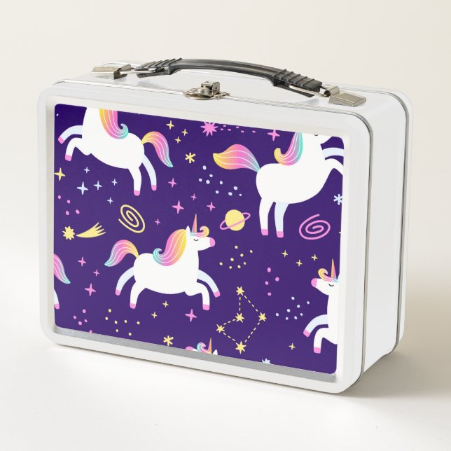 Lunch Box Unicorn Fan Club motif Cute (Devant)