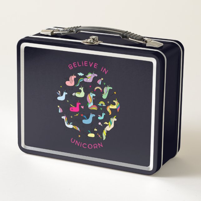 Lunch Box Unicorn Magic Kawaii (Devant)