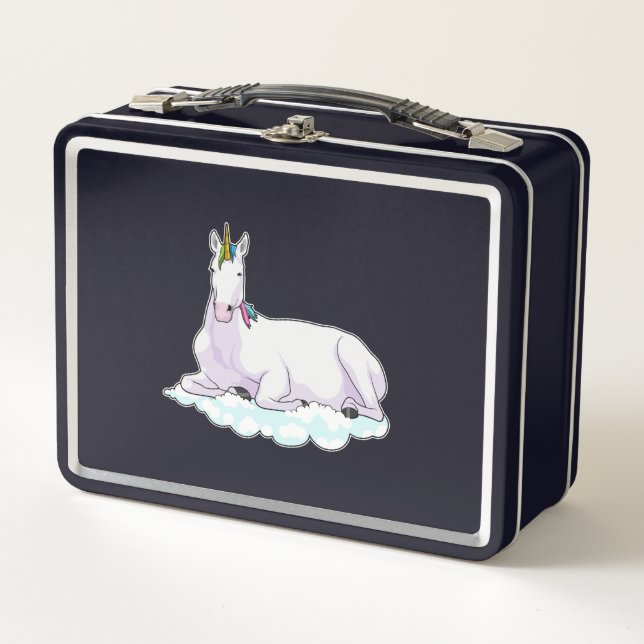 Lunch Box Unicorn on cloud (Devant)