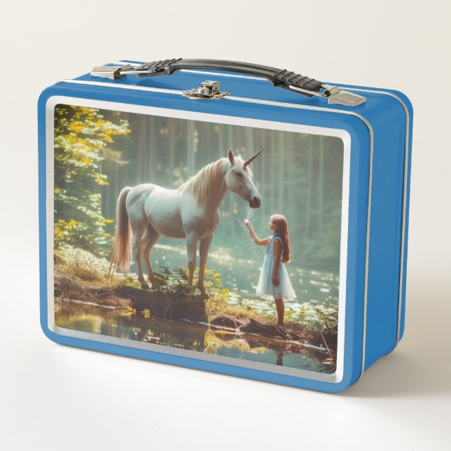 Lunch Box Unicorne magique (Devant)