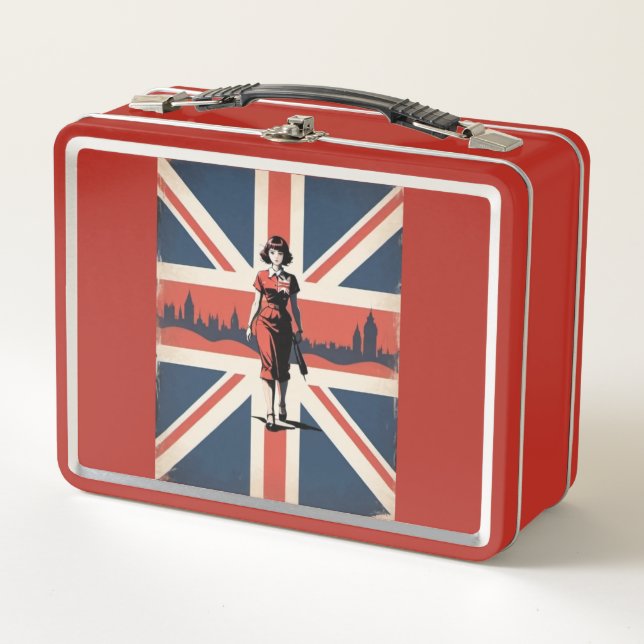Lunch Box Union du drapeau britannique vallon england (Devant)