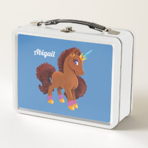 Lunch Box Unique la licorne debout Fière