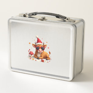 Lunch Box Vache des Highlands de l'automne T-shirt pour fill
