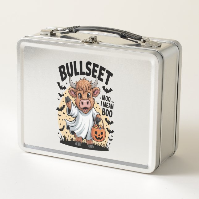 Lunch Box Vache drôle Halloween (Devant)