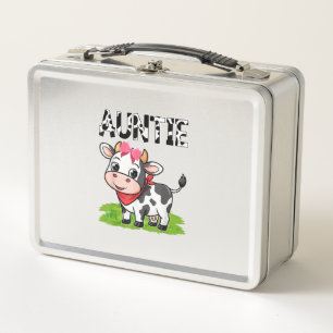 Lunch Box Vache Tante Anniversaire Famille Correspondante Fi