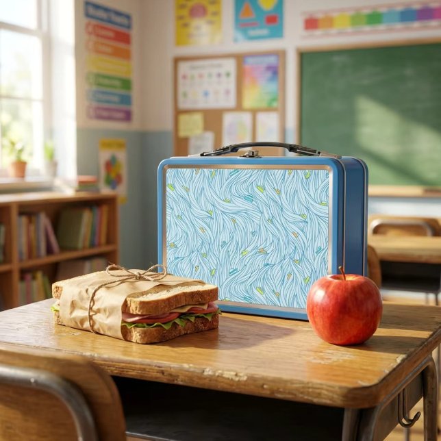 Lunch Box Vagues avec bateaux (Créateur téléchargé)
