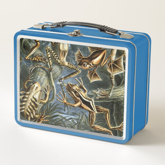 Lunch Box Variété d'Ernst Haeckel de grenouilles exotiques : (Devant)