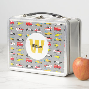 Lunch Box Véhicules d'urgence personnalisés Transport
