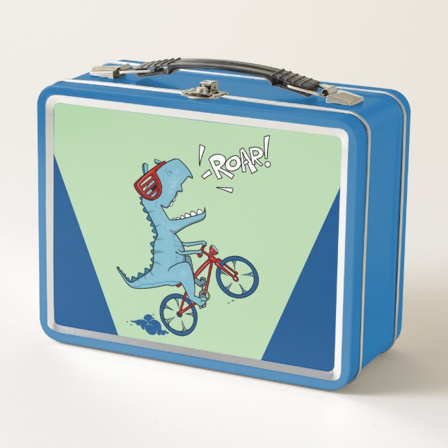 Lunch Box Vélo T-Rex Roar (Devant)