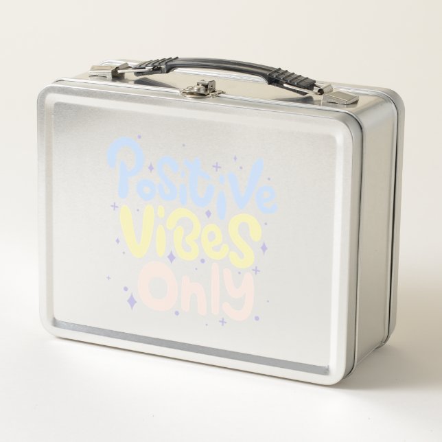 Lunch Box Vibes Positives Seulement (Devant)