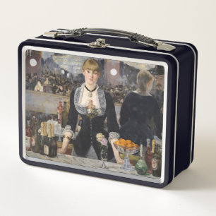 Lunch Box Victorian Barmaid Girl at Folies Bergere, France