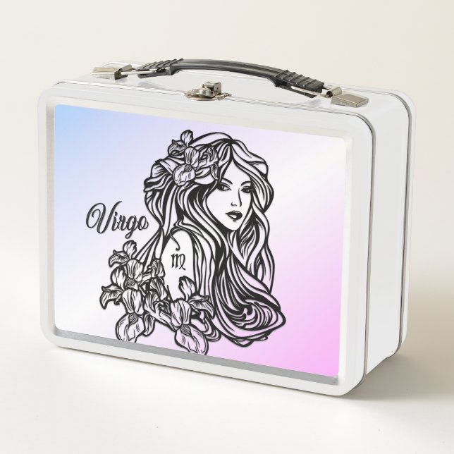 Lunch Box Vierge Vierge Zodiaque Violet (Devant)