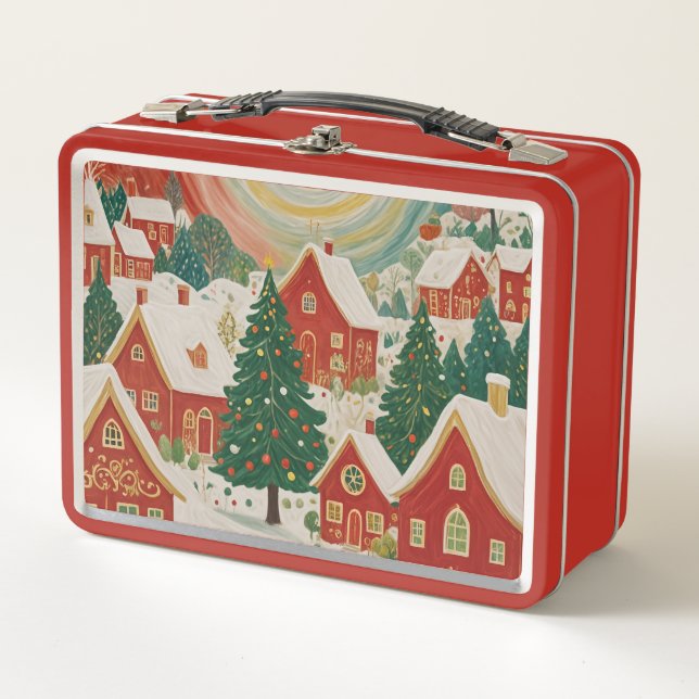 Lunch Box Village de Noël (Devant)