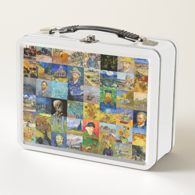 Lunch Box Vincent van Gogh - chefs-d'oeuvre Mosaic Patchwork (Devant)