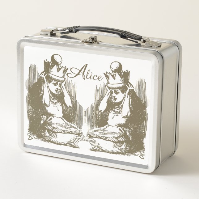 Lunch Box Vintage Alice au pays des merveilles (Devant)