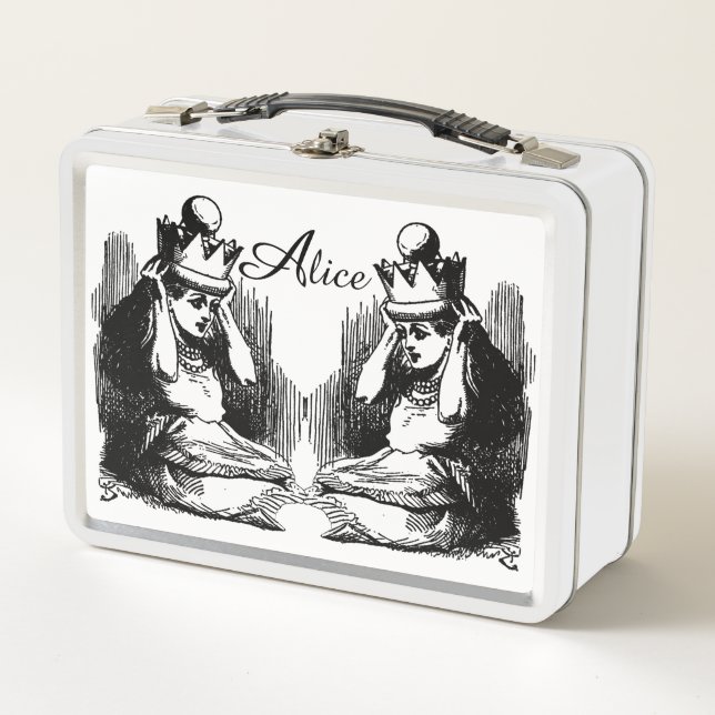 Lunch Box Vintage Alice au pays des merveilles (Devant)