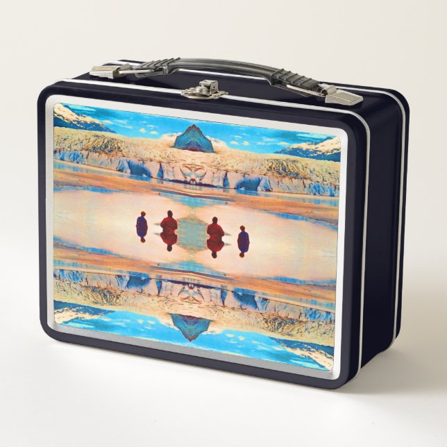 Lunch Box Vintage USA Alaska Mendenhall glacier Juneau (Devant)