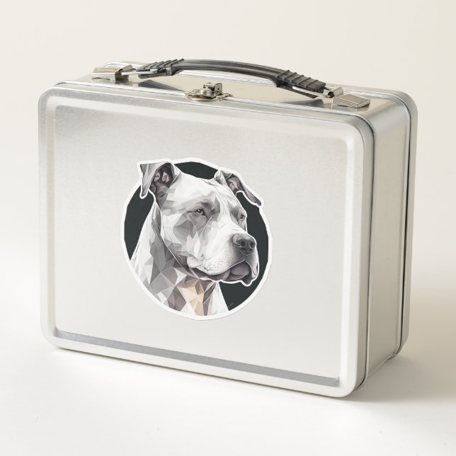 Lunch Box Visage de chien Pitbull (Devant)