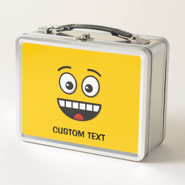 Lunch Box Visage souriant avec bouche ouverte (Devant)