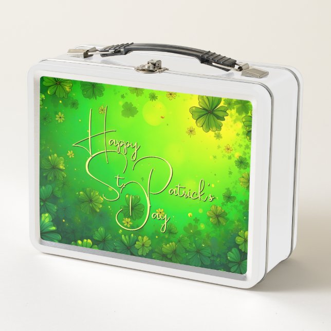 Lunch Box Vœux de fête de la Saint-Patrick (Devant)