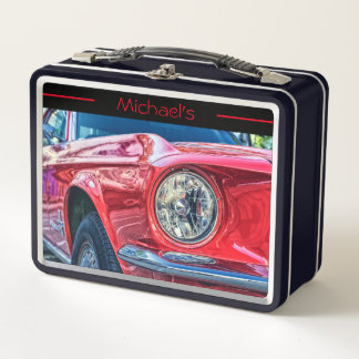 Lunch Box Voiture rouge stylé