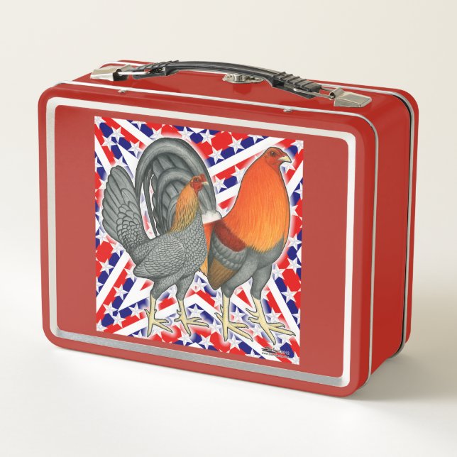 Lunch Box Volailles de jeu Stars and Stripes (Dos)