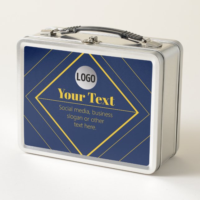 Lunch Box Votre logo et modèle de design personnalisable (Devant)