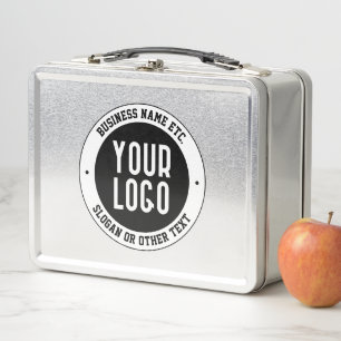 Lunch Box Votre logo ou votre conception d'entreprise   Text