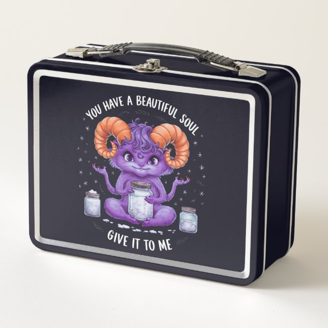 Lunch Box Vous avez une belle âme Satanic Baphomet (Devant)