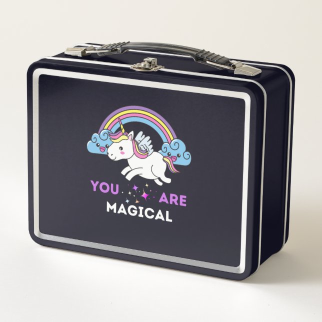 Lunch Box Vous Êtes Magique Unicorn Enfants (Devant)