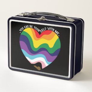 Lunch Box Vous pouvez être vous-même avec moi LGBT Transgenr