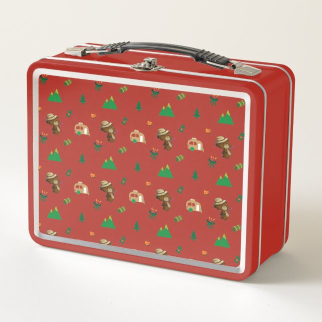 Lunch Box Voyage de camping de Little bear (Devant)