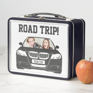 Lunch Box Voyage par la route fait sur commande drôle de