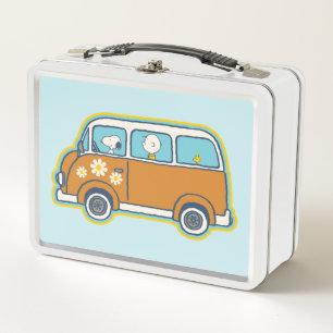 Lunch Box Voyage sur route   Peanuts Road Trip Van