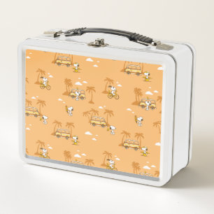 Lunch Box Voyage sur route Peanuts Snoopy Beach Motif