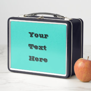 Lunch Box Vrai bleu turquoise bleu vert Sud-ouest couleur so