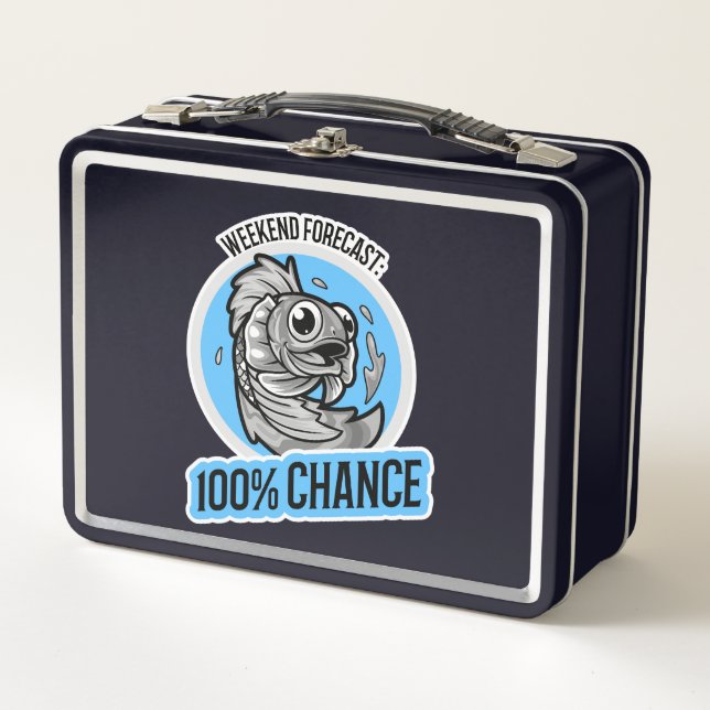 Lunch Box Weekend Forecast 100% Chance T-Shirt (Devant)