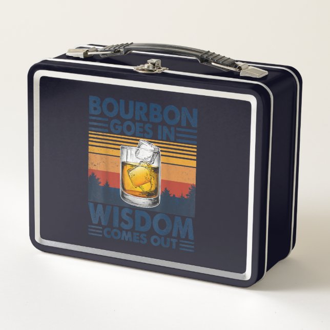 Lunch Box Whiskey Bourbon entre dans la sagesse sort (Devant)