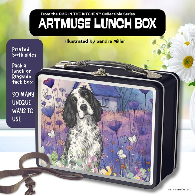 Lunch Box WINSTON le Setter Anglais (Créateur téléchargé)