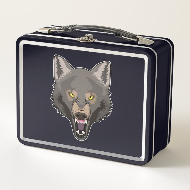 Lunch Box Wolf en colère (Devant)