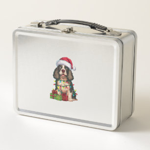 Lunch Box Xmas Lighting Santa Hat