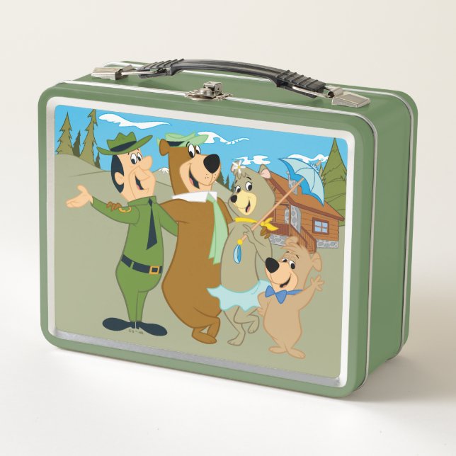 Lunch Box Yogi Ours et amis Accueil chaleureux (Devant)