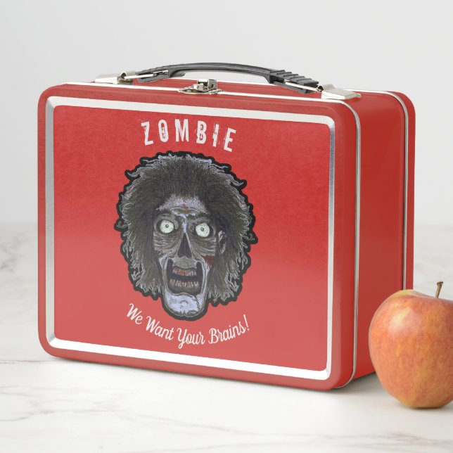 Lunch Box Zombie Nous voulons vos cerveaux ! (En situation)