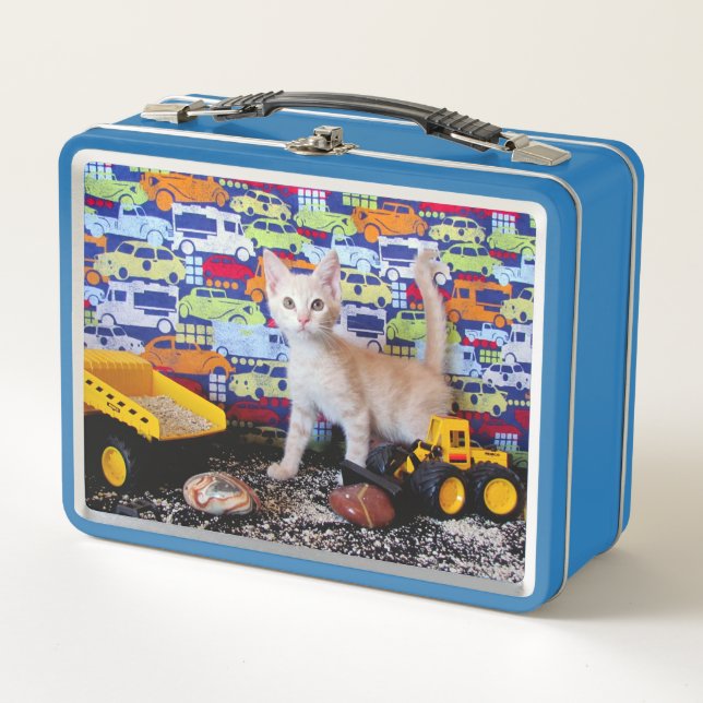 Lunch Box Zone de construction - Chat / Chaton (Devant)