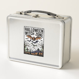 Lunch Box Zone de sorcière d'Halloween Dessin de chauves-sou