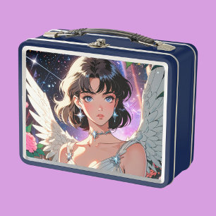 Lunchbox Cupid Girl Metal