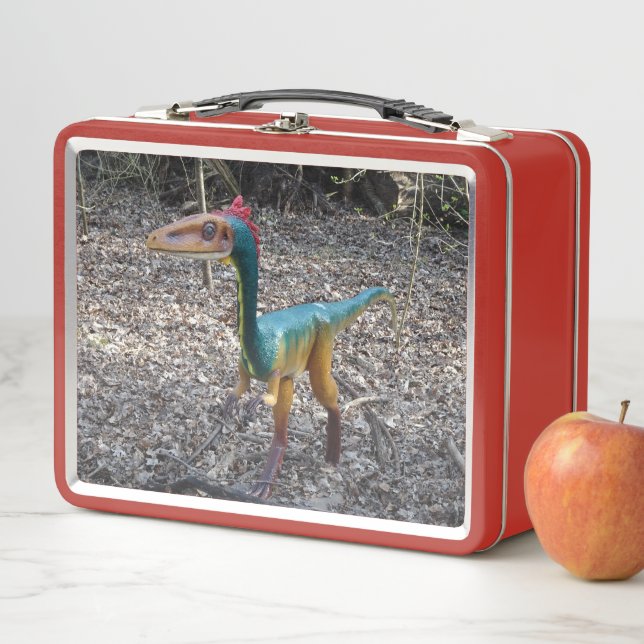 Lunchbox de dinosaure couleur mignonne (En situation)