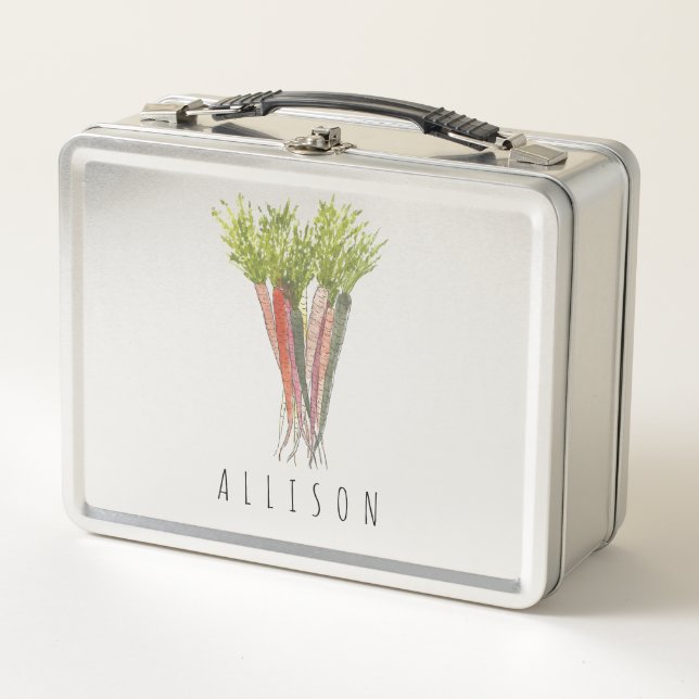 Lunchbox d'école pour filles personnalisées, Carot (Devant)
