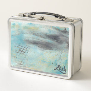 Lunchbox en métal d'art Abstrait personnalisé