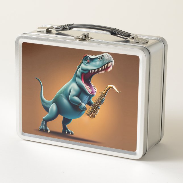 Lunchbox en métal Dinosaur cool (Devant)
